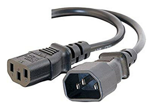 Cable Extensión Alimentación Pc 1,8 M, 03141 Negro.