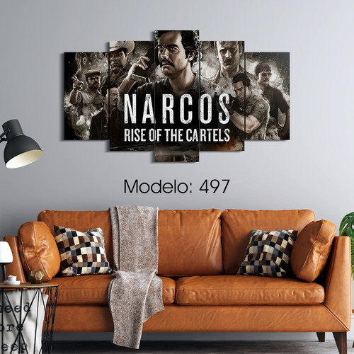 Cuadros Decorativos Narcos Collage Serie Tv 