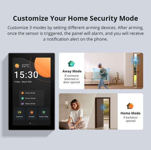 Sonoff Ns Panel Pro 120 Gris - Panel De Control Smart Home