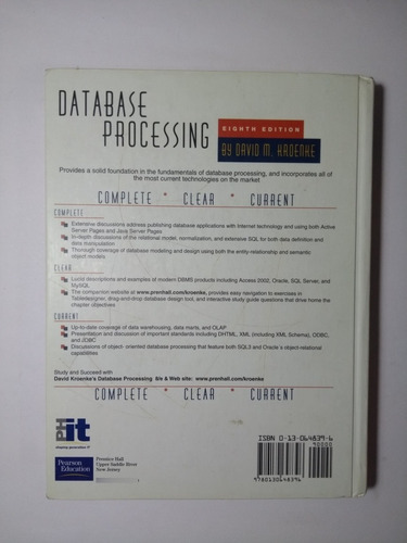 Database Processing 8th E , David M. Kroenke (Usado)