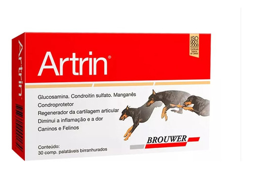Artrin Condroprotetor Brower 30 Comprimidos C/nota Fiscal