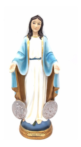 Virgen Medalla Milagrosa 40cm Poliresin 532-33018 Religiozzi