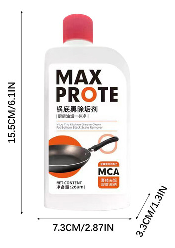 Pot Pot Tool Black Scale Cleaner To R Heavy Bottom Black Rem