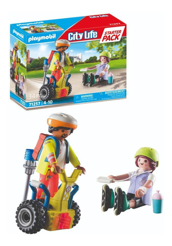 Playmobil Starter Pack Rescate Con Balance Racer Cantidad De Piezas 34
