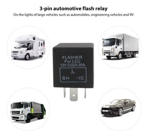 Flasher Luz De Cruce Y Emergencia Ford Cargo 815-1721/3pines