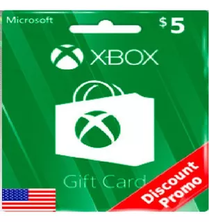 Tarjeta Xbox Live 5 Usd (region Eeuu / Usa)