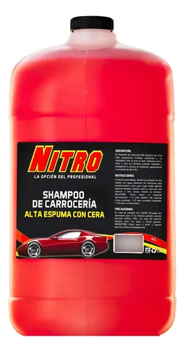 comprar Nitro Shampoo De Carrocería Alta Espuma Y Cera De 4 L