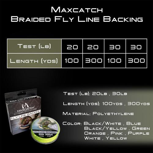 M Maximumcatch Maxcatch - Hilo Trenzado Para Pesca Con Mosca