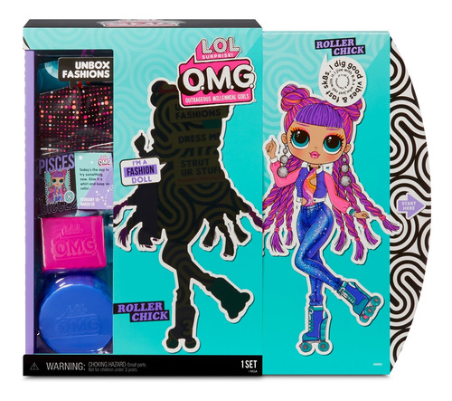 Muñeca O.m.g. Series 3 Roller Con 20 Sorpresas, L.o.l.