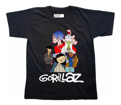 Remera Niño Gorillaz