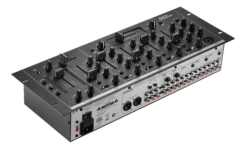 Mixer Dj Estéreo Profissional De 5 Canais Com Montagem