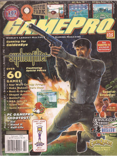 Game Pro Revista  125 Syphon Filter Feb 1999 Usado (ver Foto