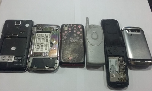 Lote Com 6 Celulares Para Reaproveitamento De Peças N29-7