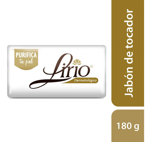 Jabón En Barra Lirio Dermatológico 180g