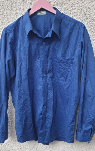 Camisa Azul Rm Crown Talle 44.
