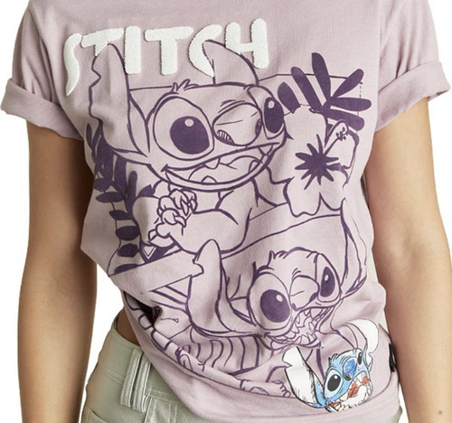 Playera Stitch Morada