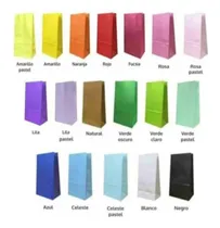 Comprar 25 Bolsas De Papel Souvenirs Cumpleaños Infantiles Golosinas