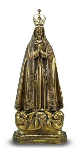 Imagem Nossa Senhora Aparecida De Borracha Ouro Velho (60cm)