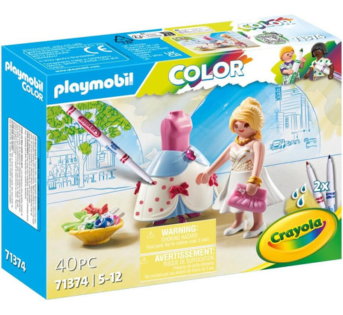 Playmobil Color: Diseñador De Desfiles De Moda