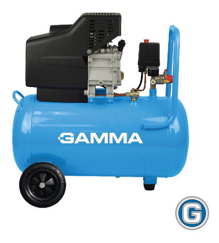 Compresor De Aire Eléctrico Gamma G2851ar 2,5 Hp 50 Lt Monof