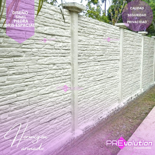 Pared Cerco Perimetral De Hormigon Armado Premoldeado