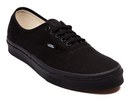 vans negros sin agujetas