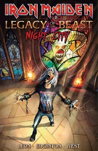Iron Maiden Legacy Of The Beast Volume 2 : Night City, De Llexi Leon. Editorial Heavy Metal Magazine, Tapa Blanda En Inglés