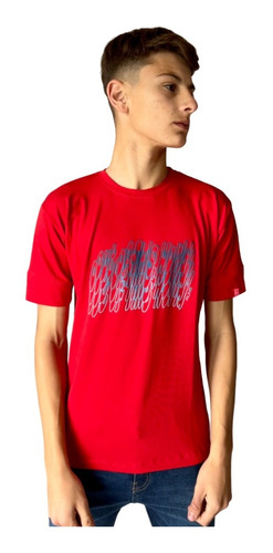 Remera Bertoni Fiume Hombre Rojo