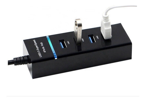 Imagen 2 de 3 de Adaptador Extensor Hub Usb 3.0 4 En 1
