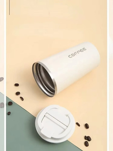 Pack Mug Térmico + Filtro De Cafe Portátil Reutilizable