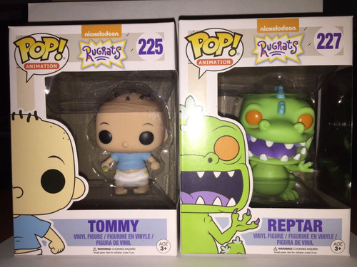 Funko Pop Reptar Y Tommy Pickles Rugrats 2piezas