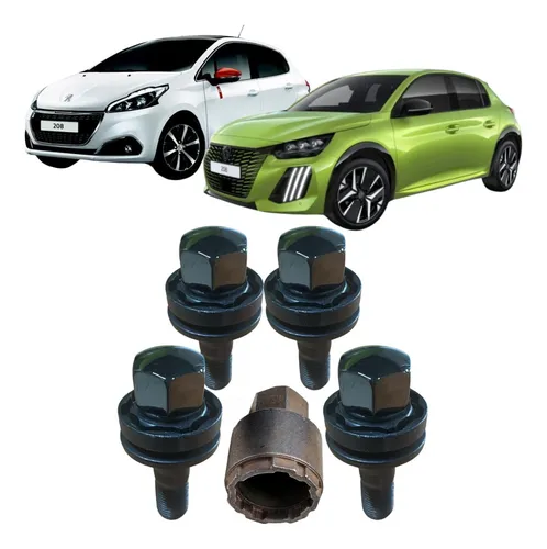 comprar Be8mx Nuevo Tuercas De Seguridad Peugeot 208 2022 Farad Ital