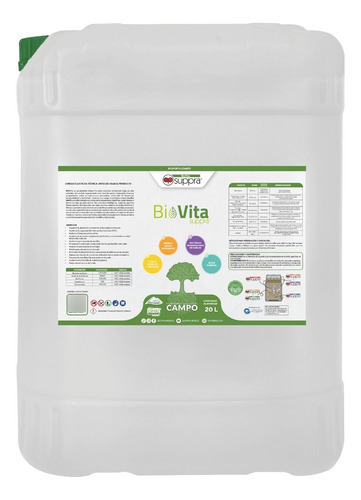 Biovita Suppra Bioestimulante Orgánico 20l