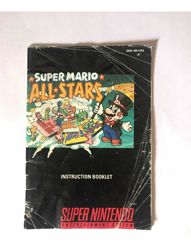 Super Mario All Stars, Manual Snes