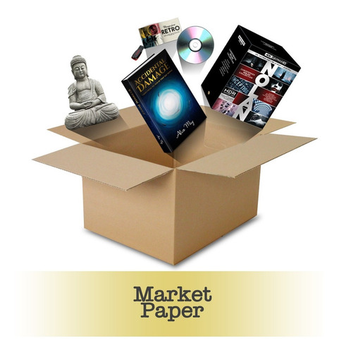 Imagen 6 de 10 de Caja Carton Embalaje 40x30x30 Mudanza Reforzada X25