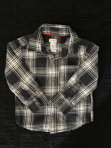 Camisa Carters Leñadora Mangas Largas Niño Bebé