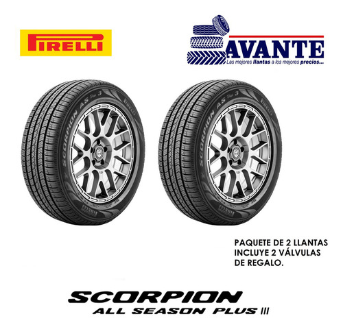 Llanta 275/50r22 Pirelli Scorpion All Season +3 111h 2 Índice de velocidad H