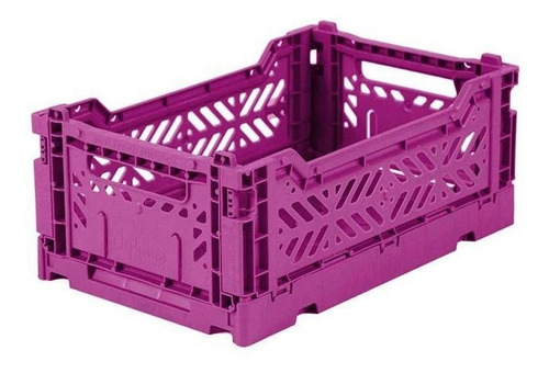 Caja Organizadora Plegable Apilable Mini Purple Ay Kasa