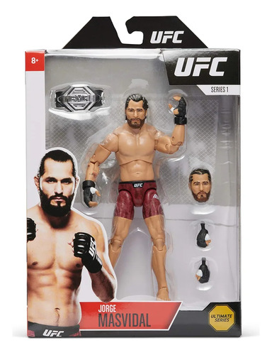 Luchador Ufc Figura De Lujo Jorge Masvidal 17 Cm Jazwares (Usado)