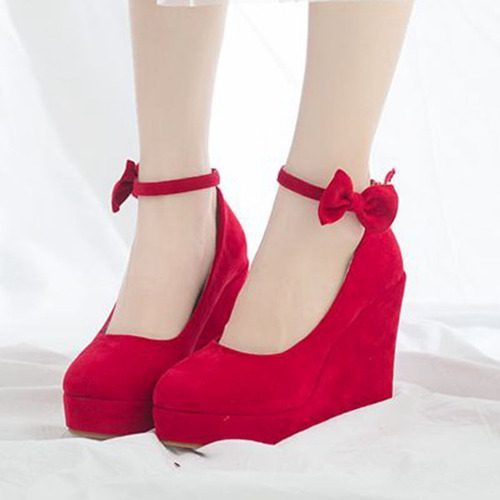 R Zapatos De Tacón Alto De Terciopelo, Zapatos Redondos