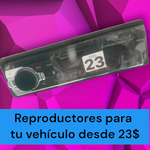 Reproductor Bluetooth, 2 Usb, Sd Y Auxiliar