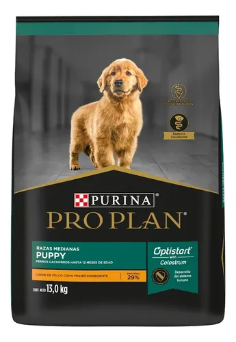 Alimento Optistart cachorro Raza Mediana 13kg Pro Plan