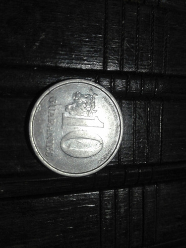 Antigua Moneda De Paraguay 10 Guaraníes De 1978