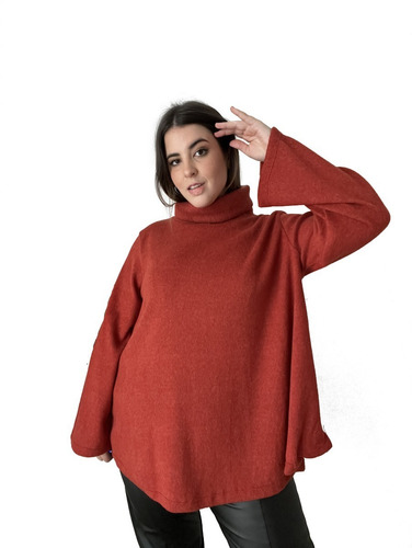Imagen 2 de 7 de Blusa Lanilla Mujer Talle Grande