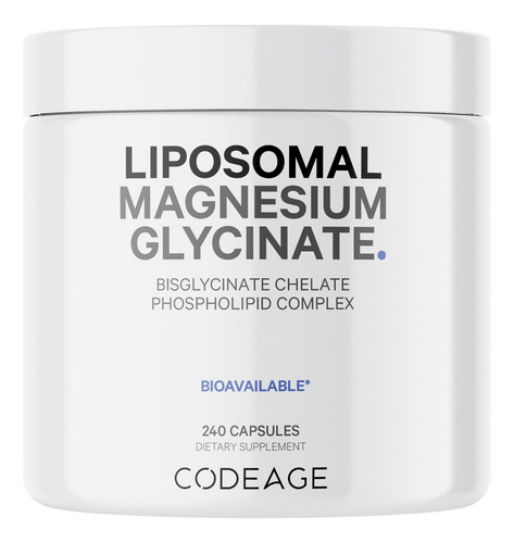 Suplemento Codeage Glicinato De Magnesio Liposomal 7000mg