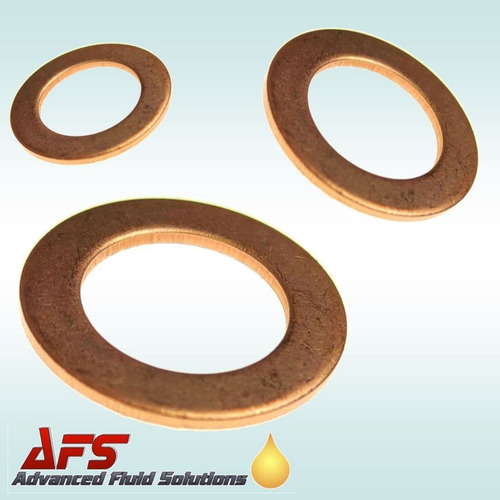 Arandela Sello De Cobre 25,5mm X 15mm X 0,8mm Pack-05