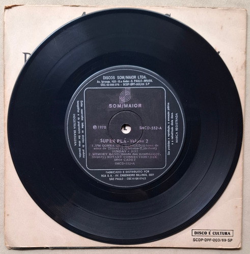 Compacto Super Plá 2 Sunday Brenton Wood Pat Briley Vinil Estandar (Usado)