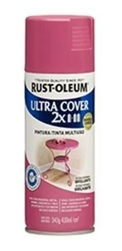 Aerosol Rust Oleum Ultra Cover X2 Rosa Intenso Brill 340g