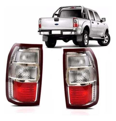 Juego X 2 Faro Trasero Ford Ranger 2009 2010 2011 2012