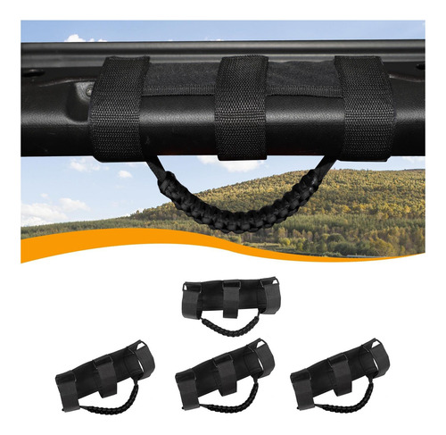Hoolcar 4 X Roll Bar Hands Handles Handles De Agarre De Con